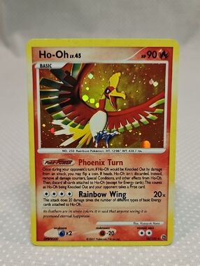 2007 Pokemon Ho-Oh LV.45 10/132 Holo Secret Wonders